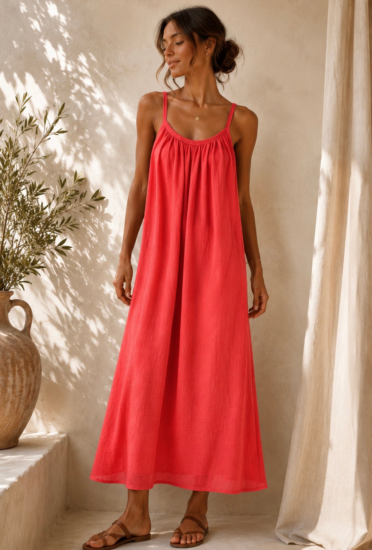 Robe Sandrine - corail