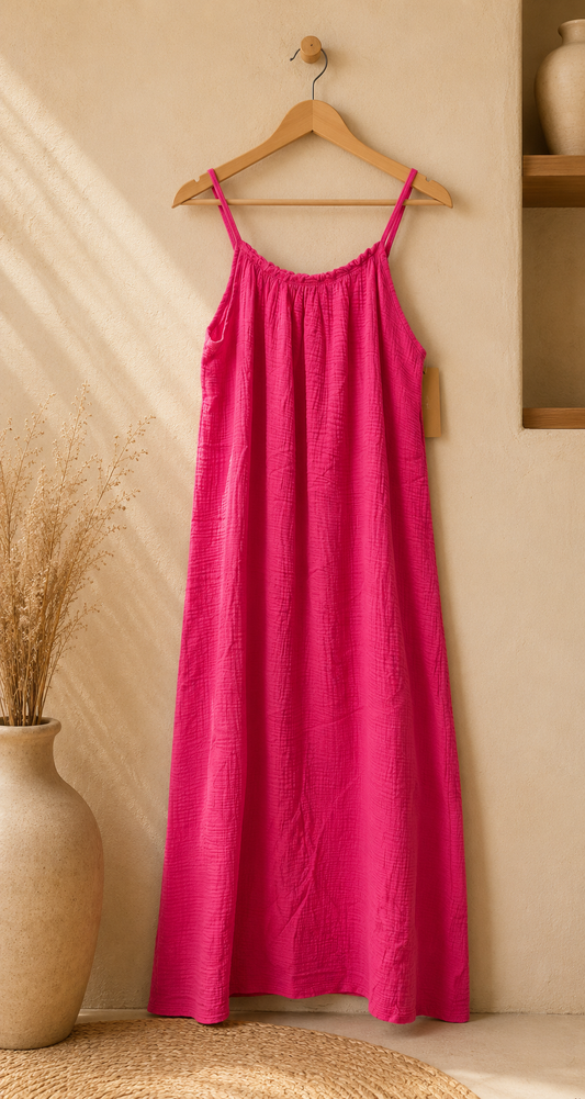 Robe Sandrine - fushia