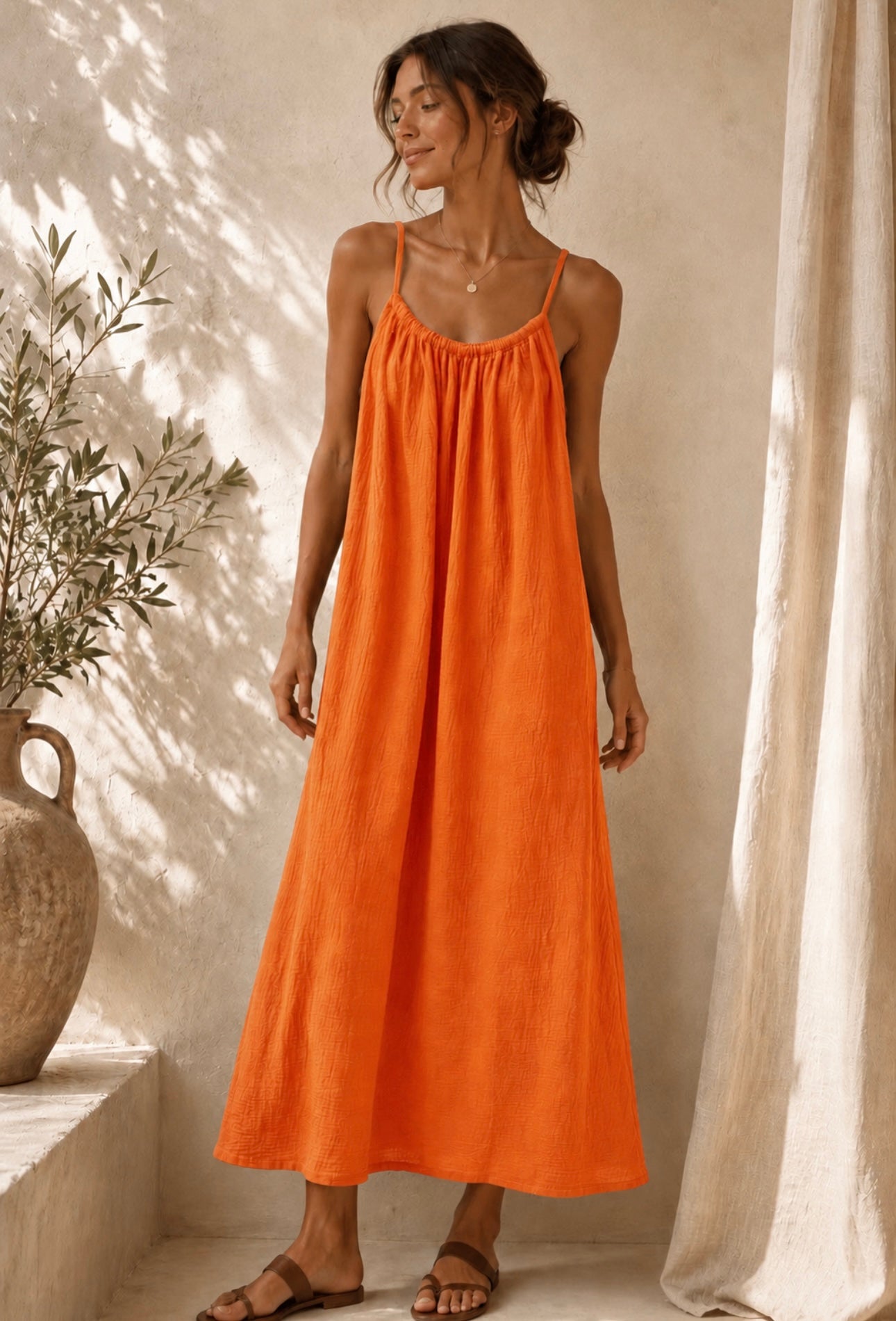 Robe Sandrine - orange