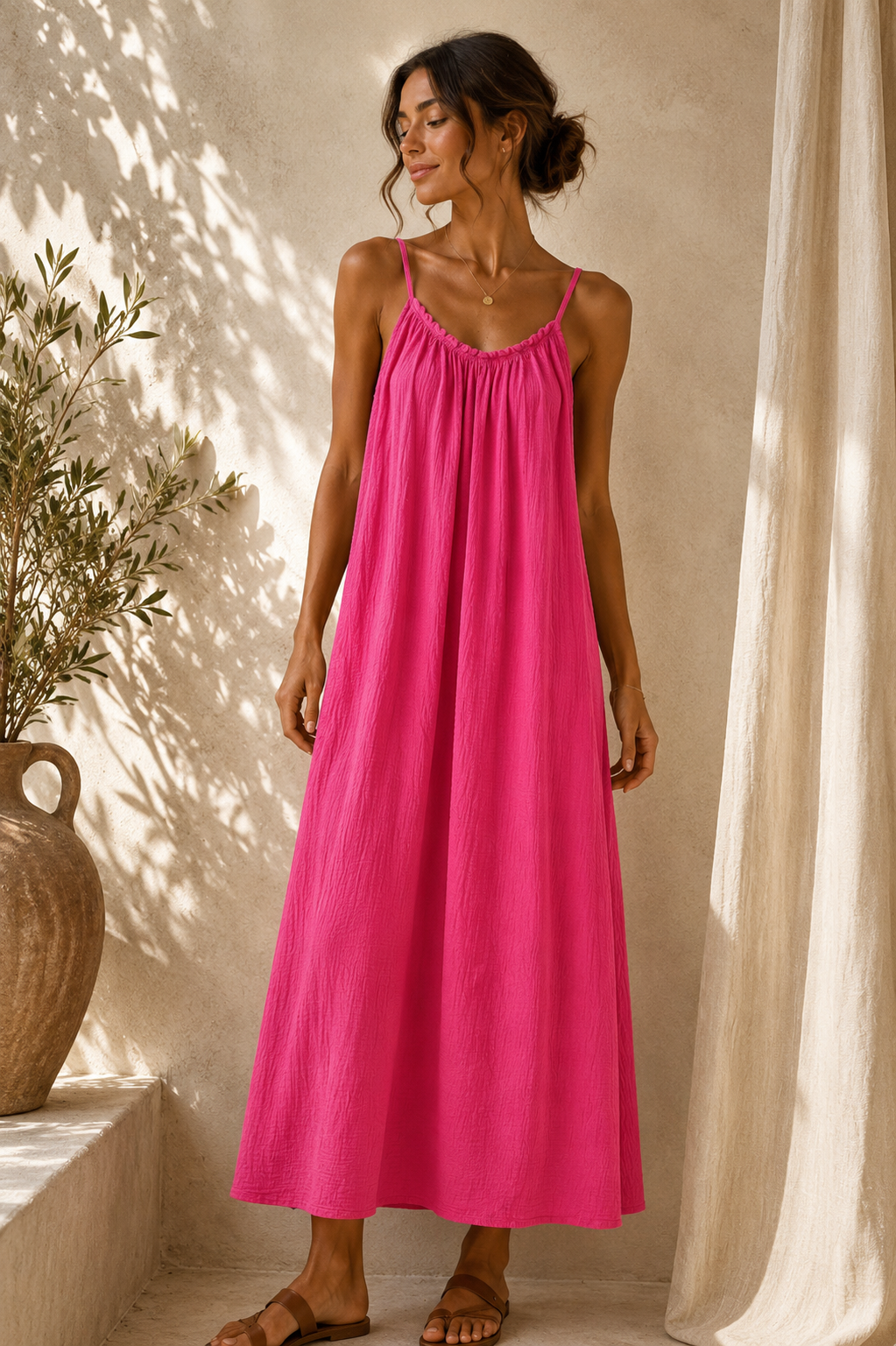 Robe Sandrine - fushia